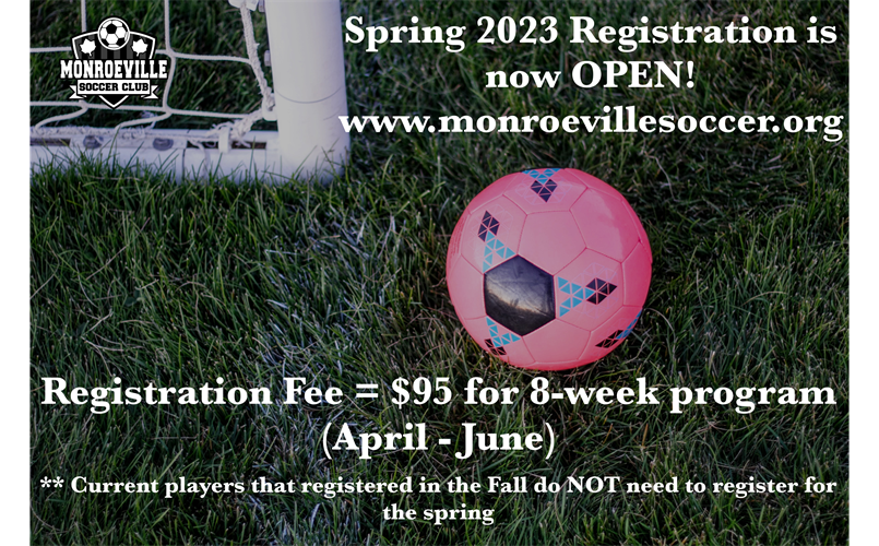 Spring 2023 Registration is now OPEN!