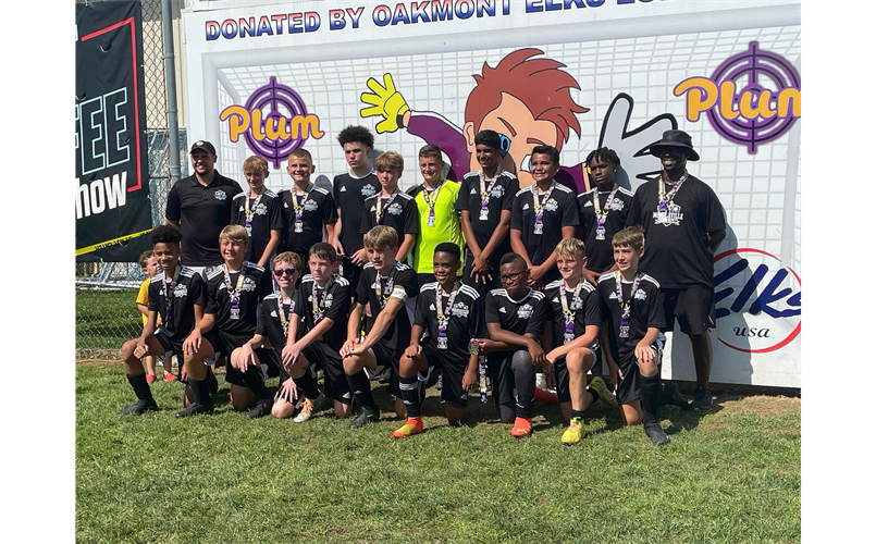 U14 Boys Travel Team took 2nd Place at Plum Kickoff!