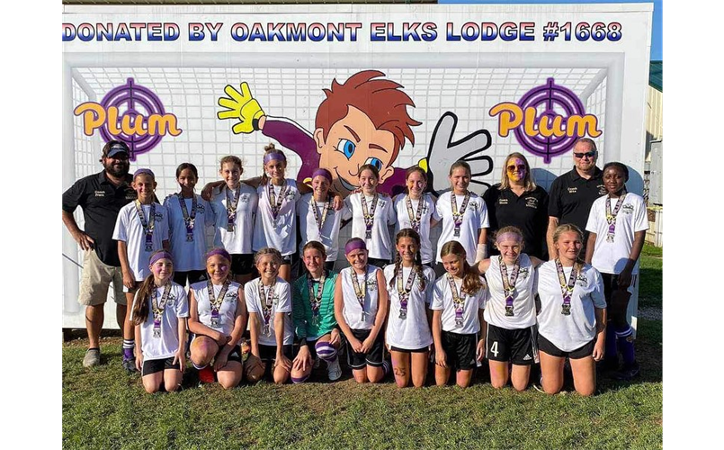 U14 Girls Travel Team took 2nd place at Plum Kickoff!