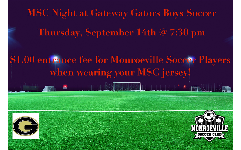 MSC Night at Gators Soccer