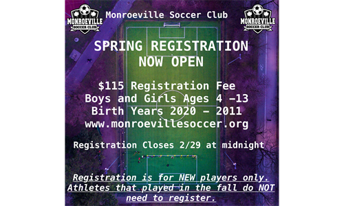 Spring Registration Now OPEN